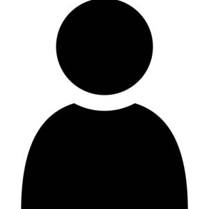 Human silhouette isolated vector icon. Human silhouette isolated vector icon.